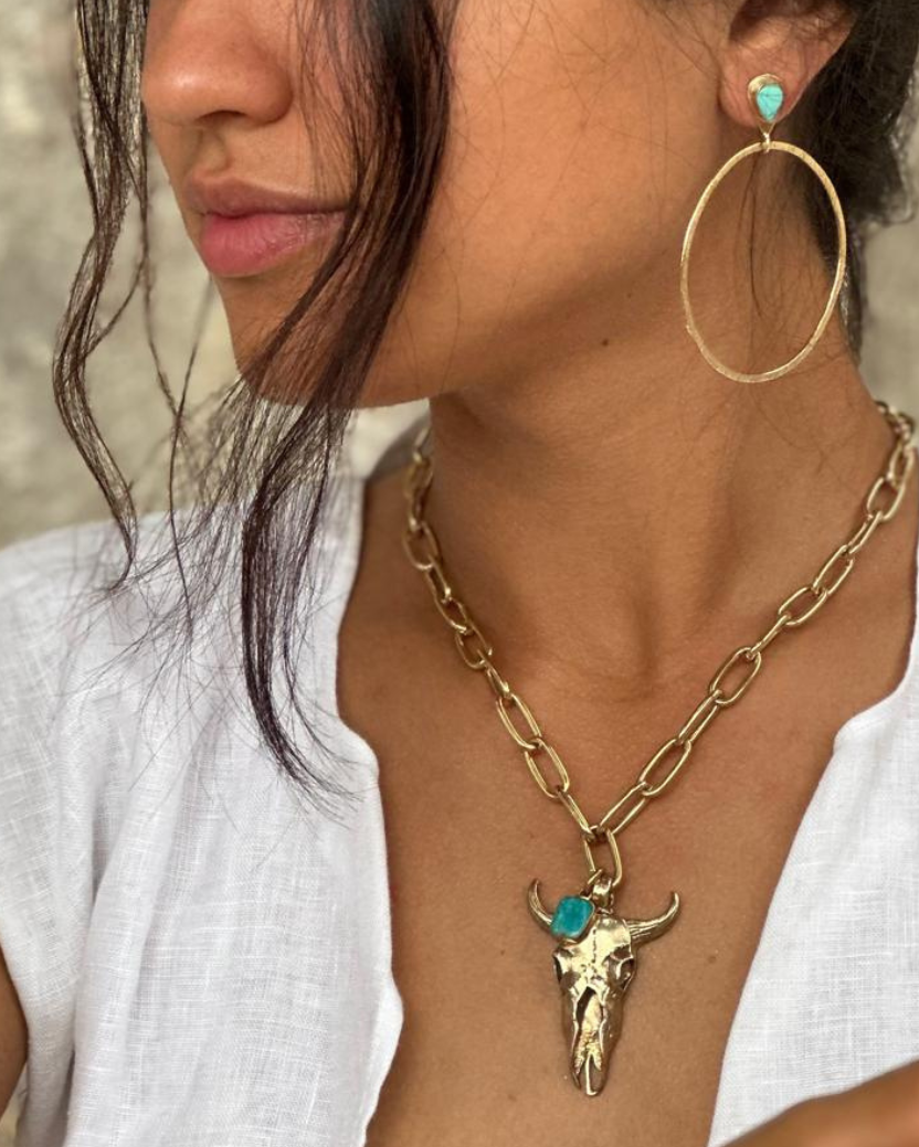 Lone Star Longhorn Necklace