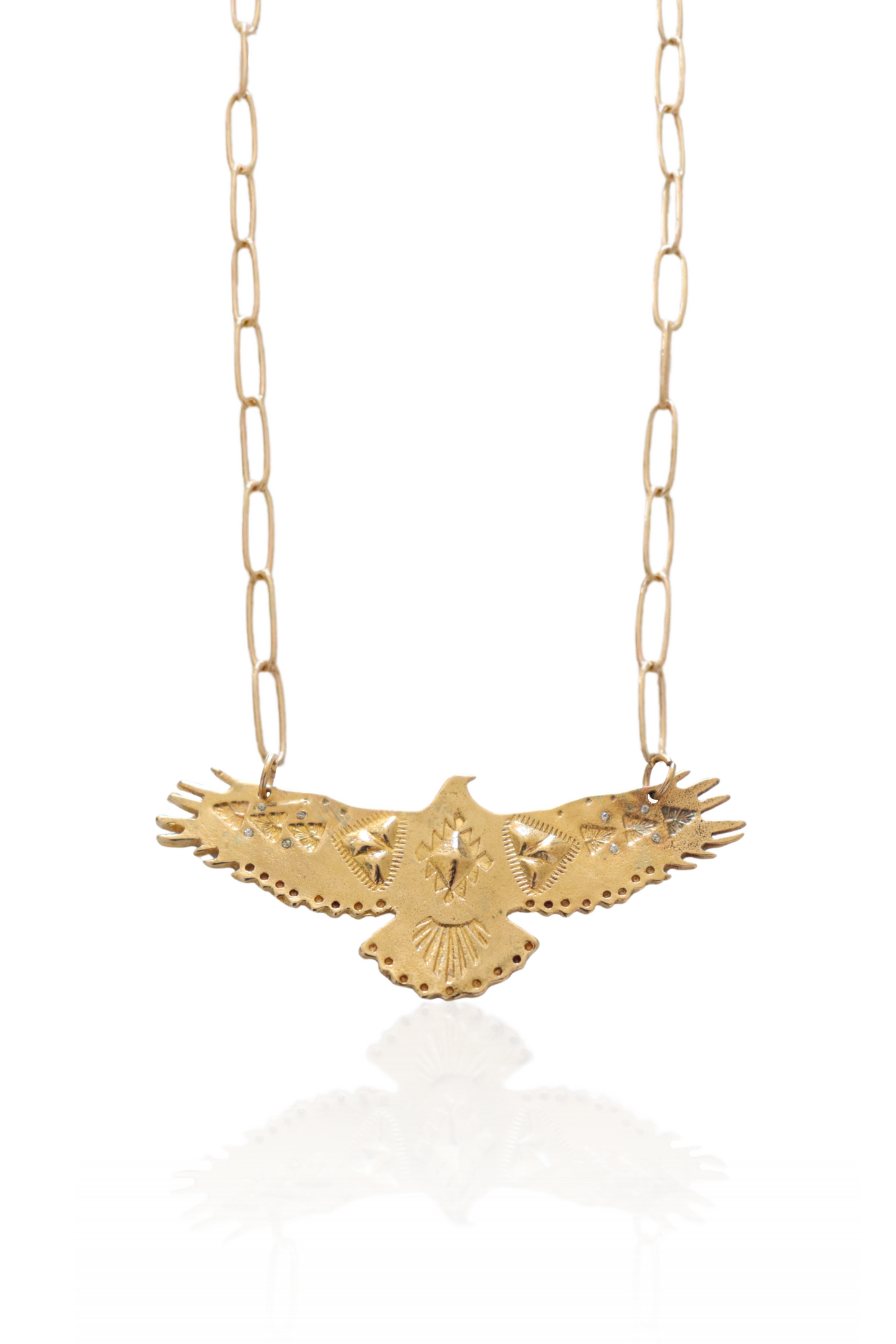 Gold Eagle Necklace