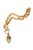 Crystal Quartz Gold Chain Necklace