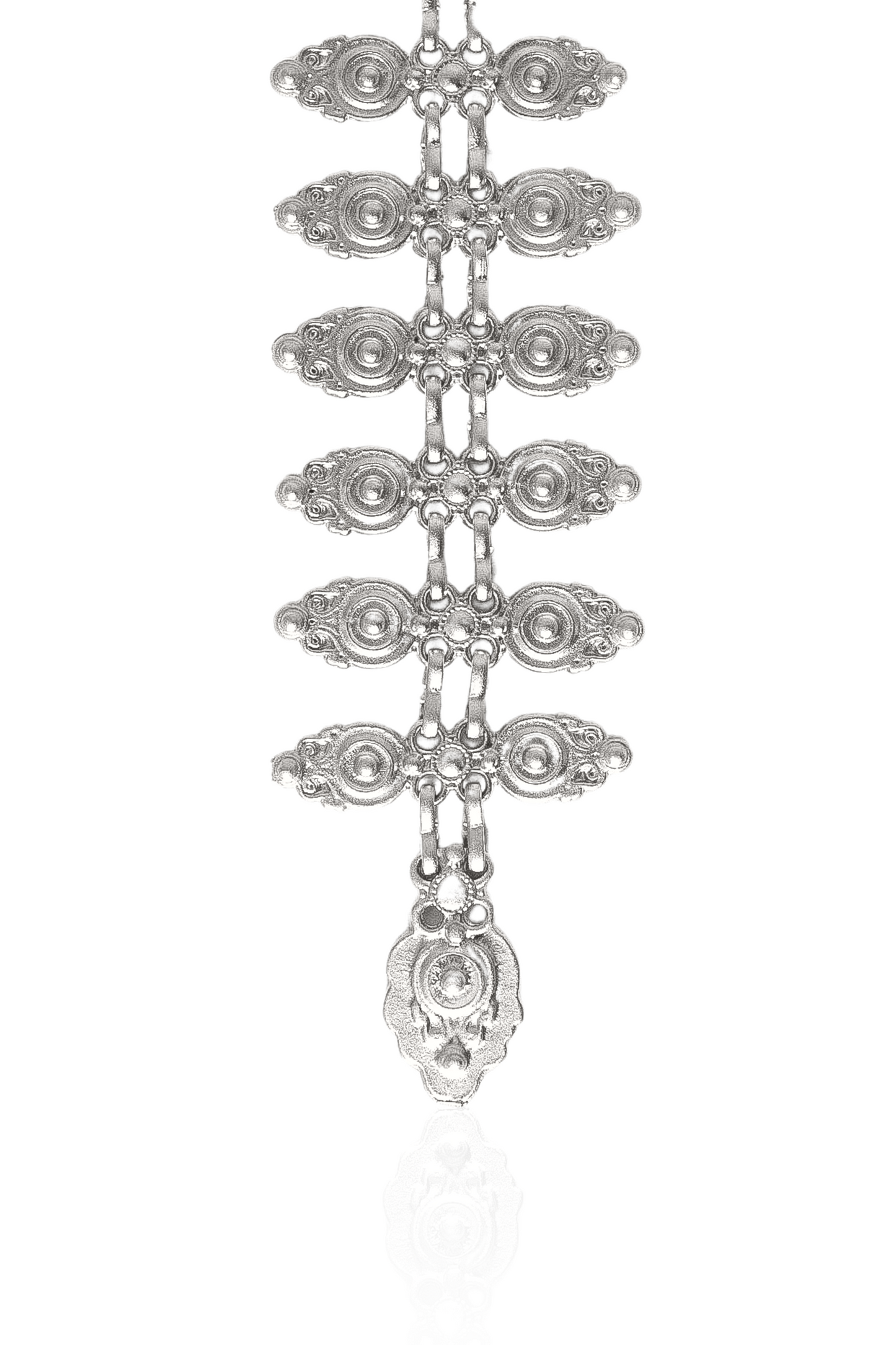 Silver Zipper Necklace