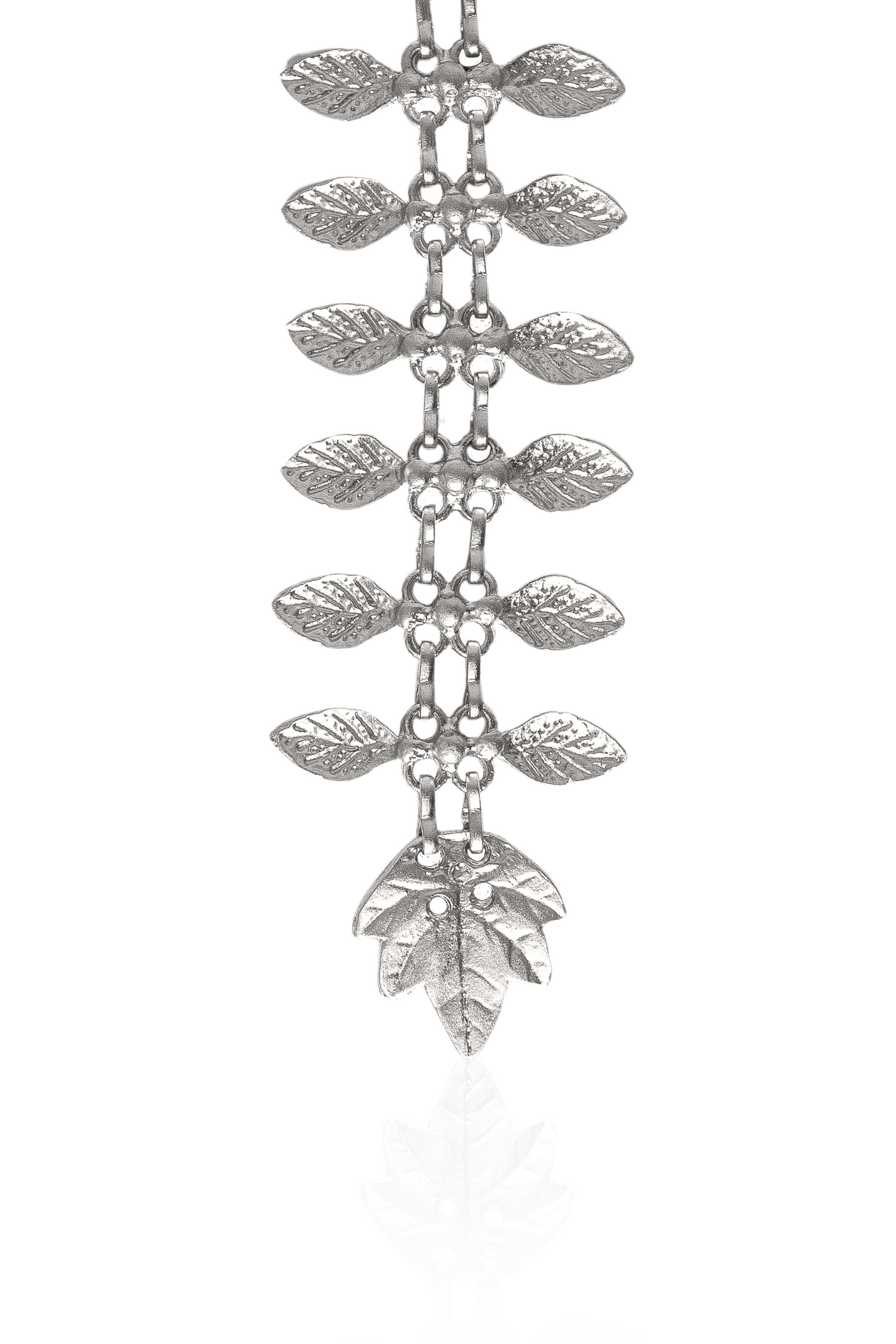 Silver Zipper Necklace
