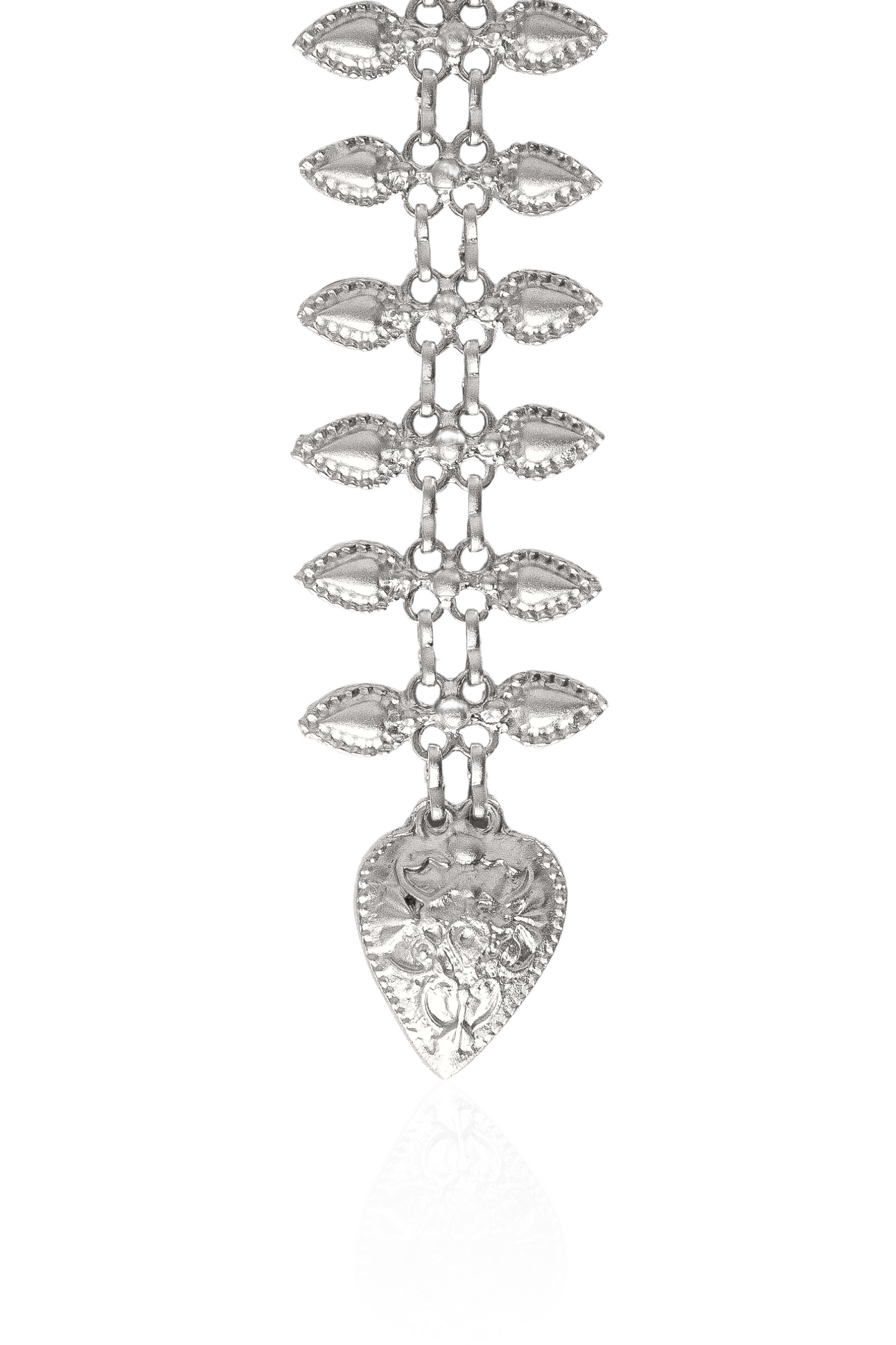 Silver Zipper Necklace