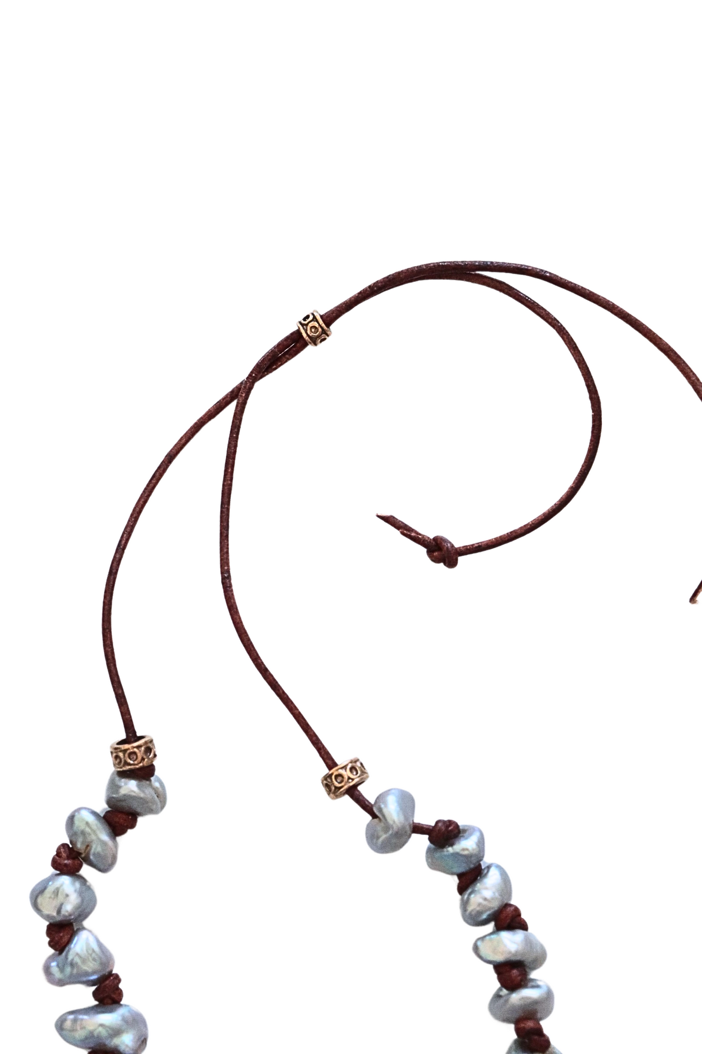 Crucifix and Pearl Necklace