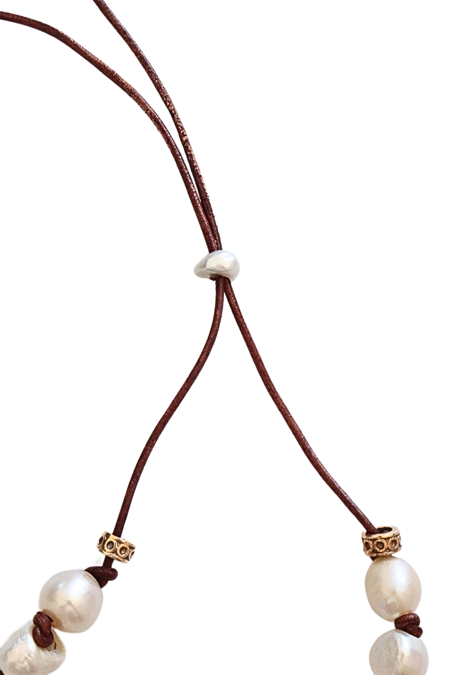 Double Coin Evil Eye Pearl Necklace