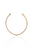 Hammered Gold Collar Necklace