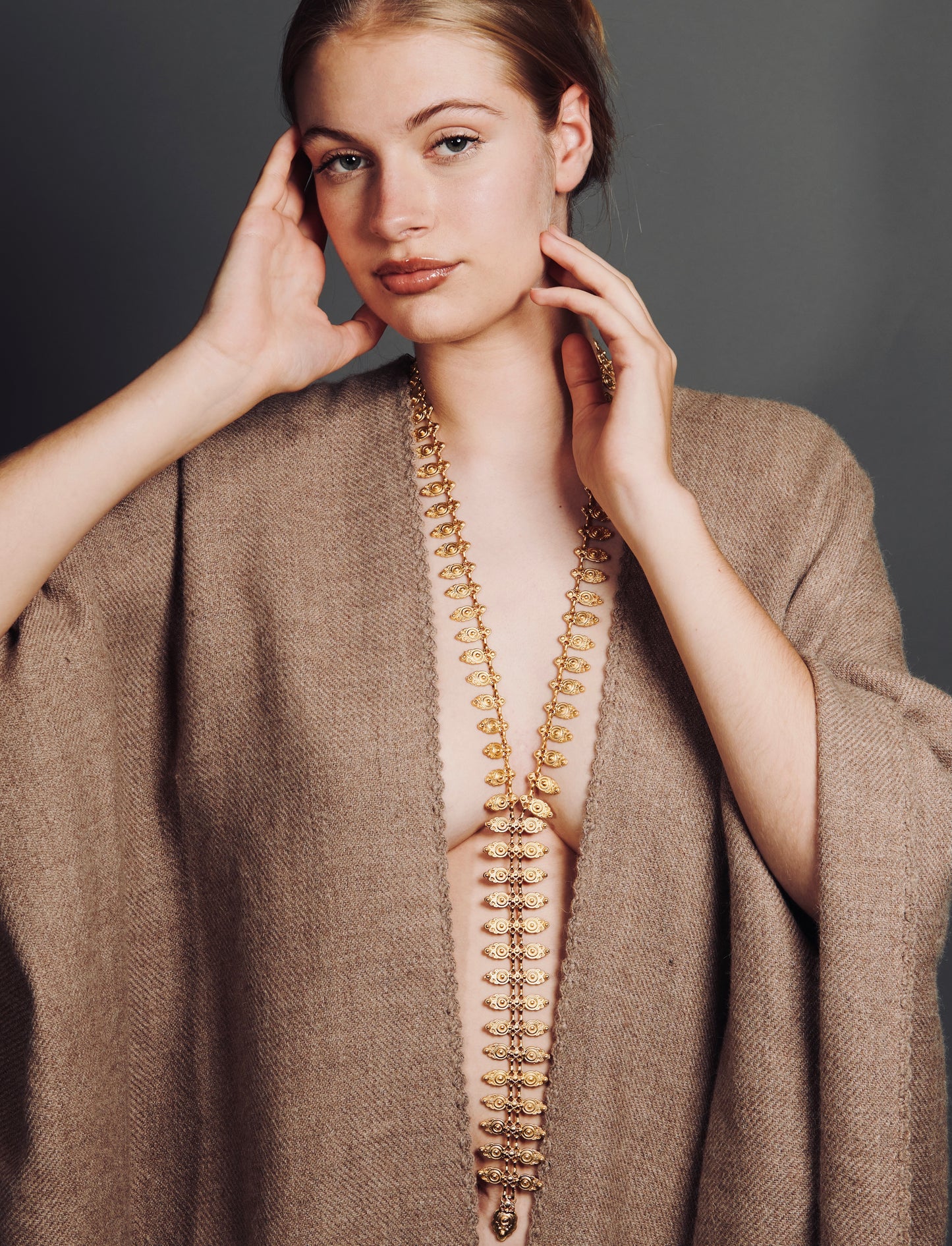 Gold Zipper Necklace