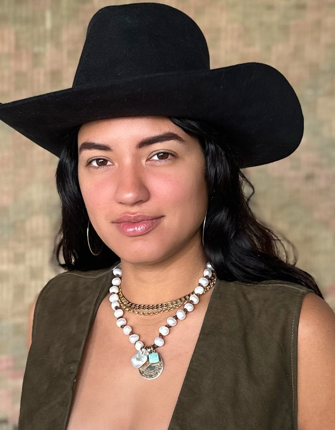 African Trio Pearl Necklace