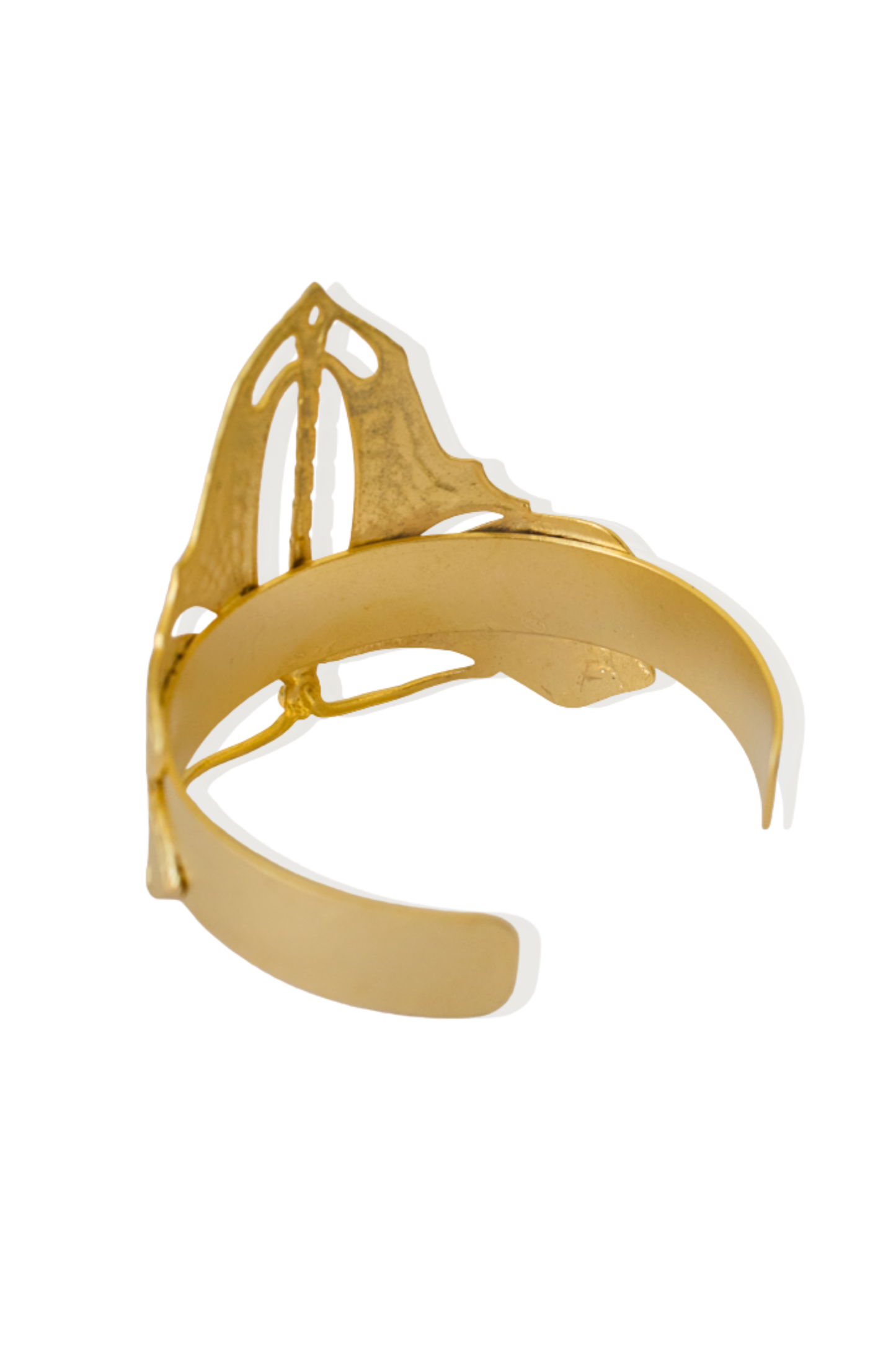 Dragonfly Cuff Bracelet in Gold