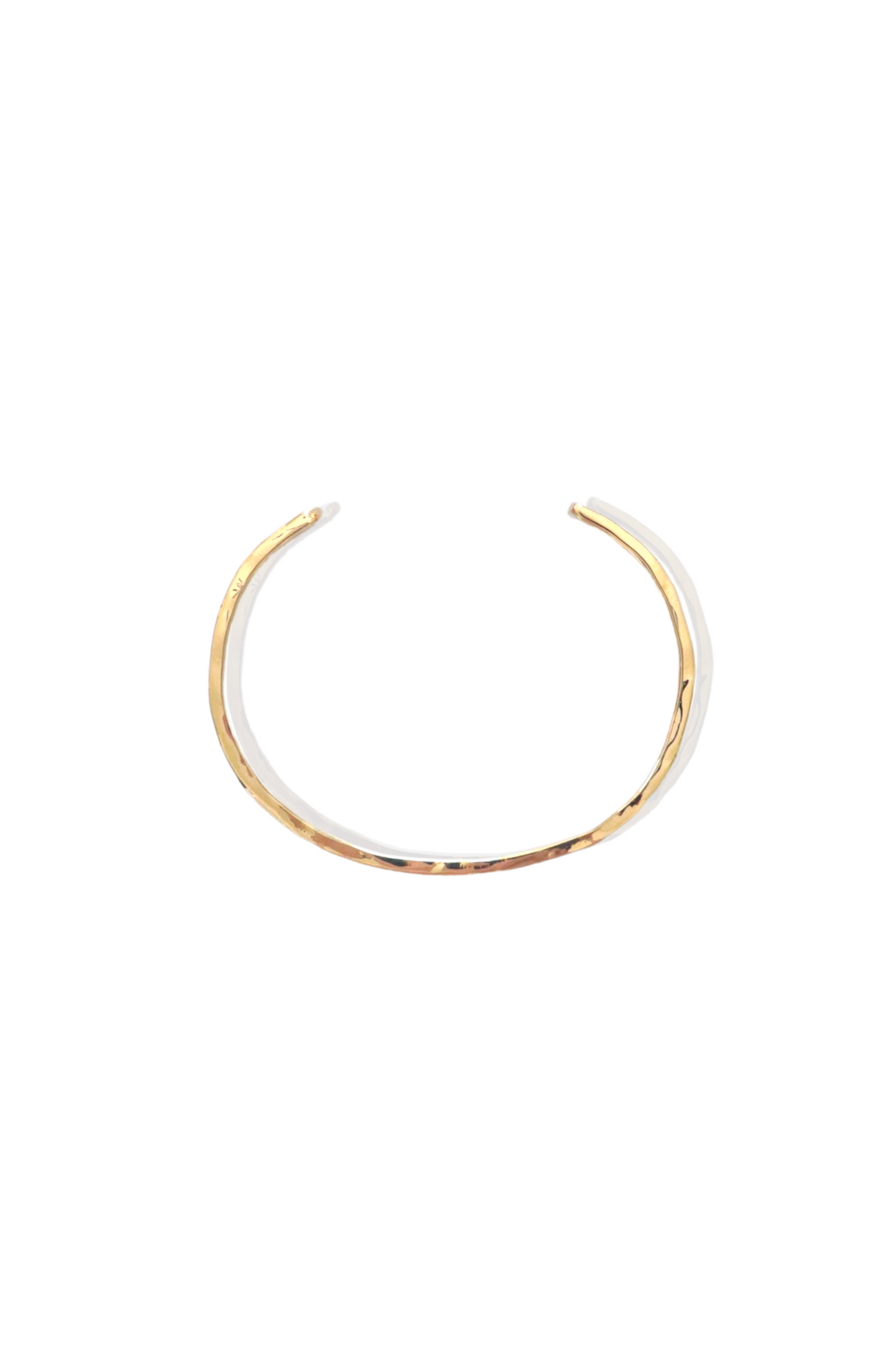 Hammered Simple Cuff Bracelet