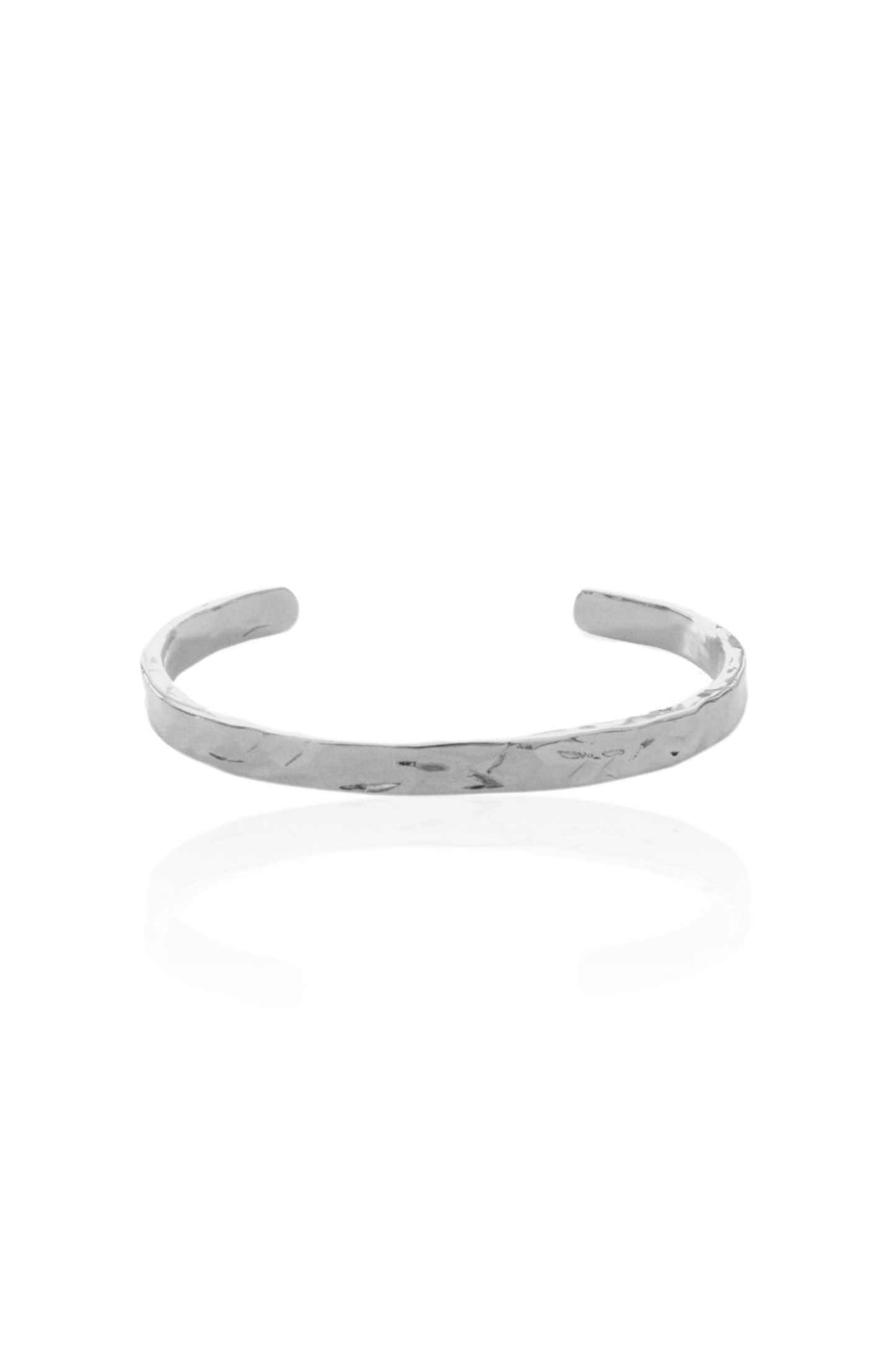 Hammered Simple Cuff Bracelet
