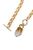 Crystal Quartz Gold Chain Necklace