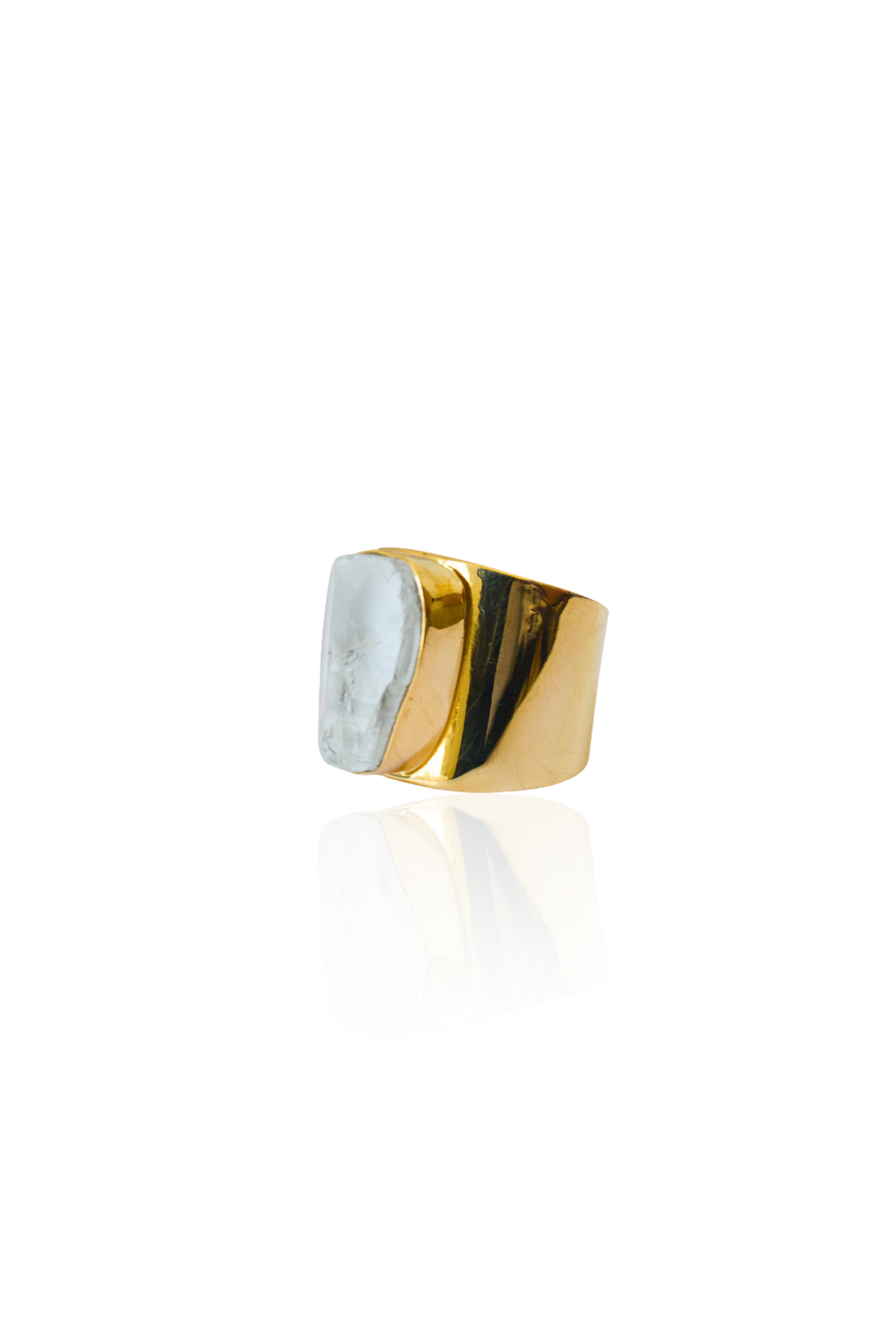 Crystal Quartz Statement Ring