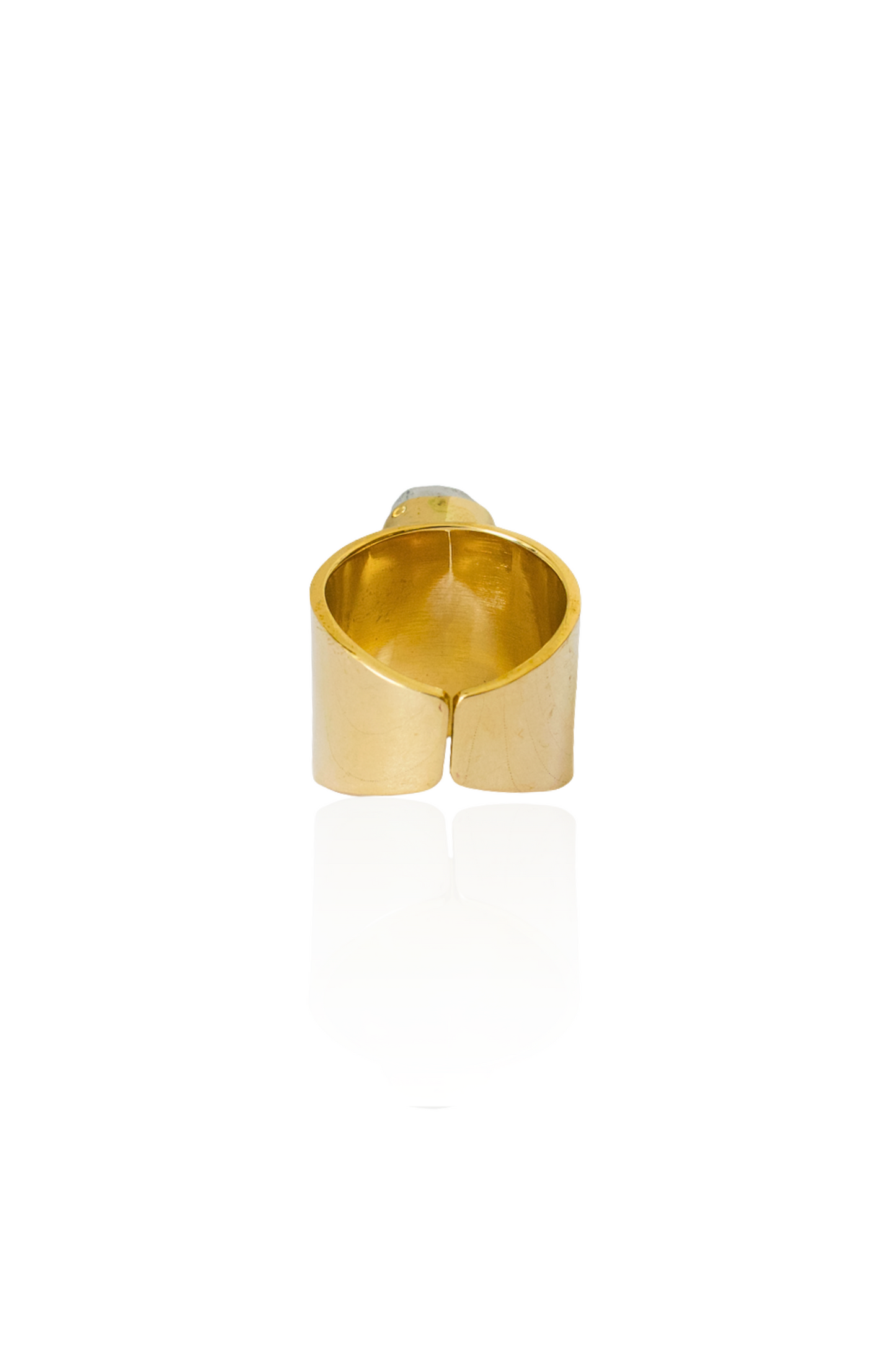 Crystal Quartz Statement Ring