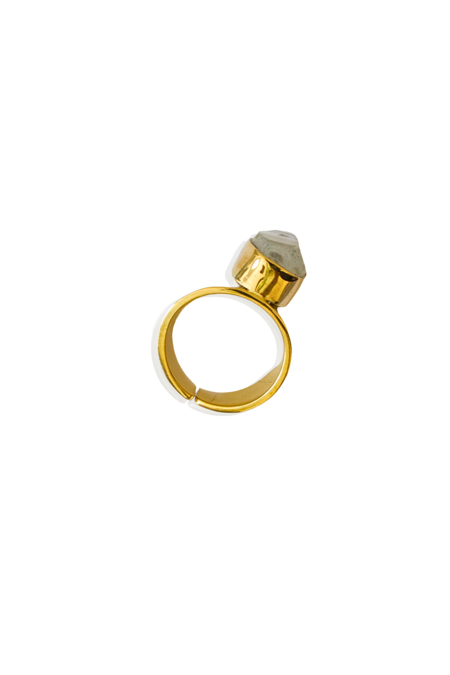 Crystal Quartz Statement Ring