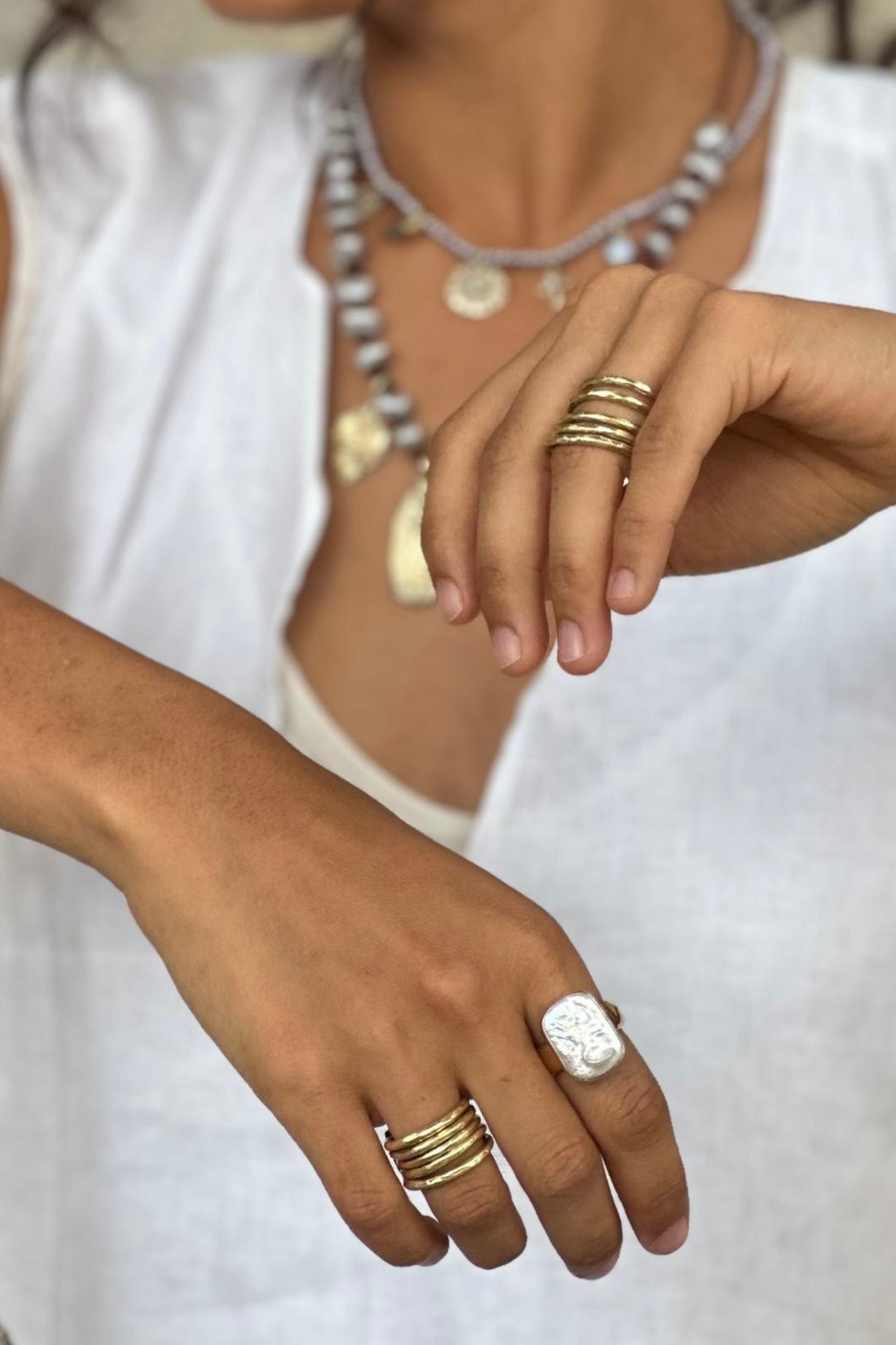 Pearl Statement Ring