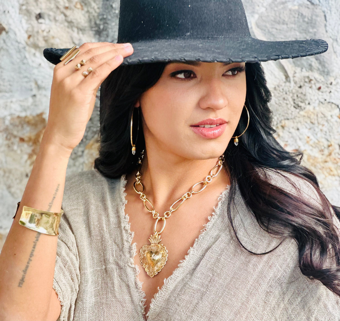 Divine Dove Sacred Heart Necklace