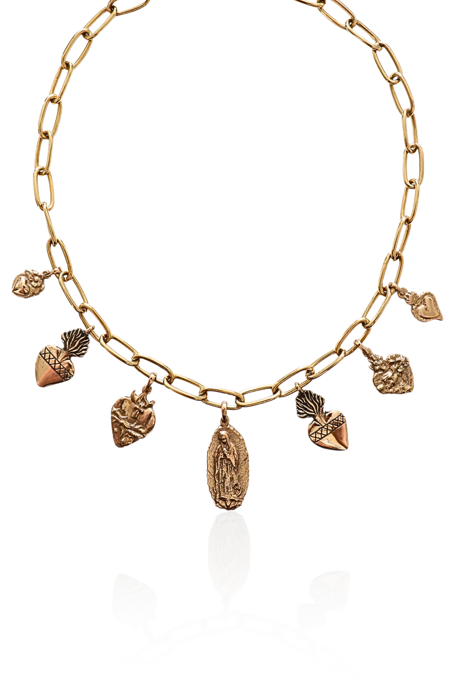 Virgin of Guadalupe Charm Necklace