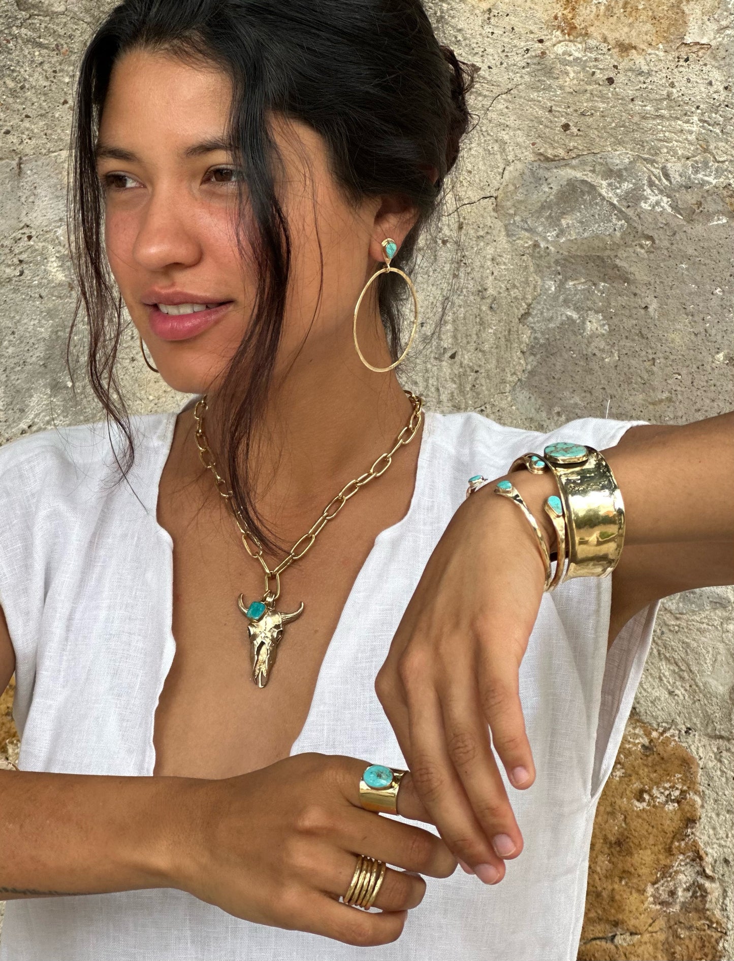 Lone Star Longhorn Necklace