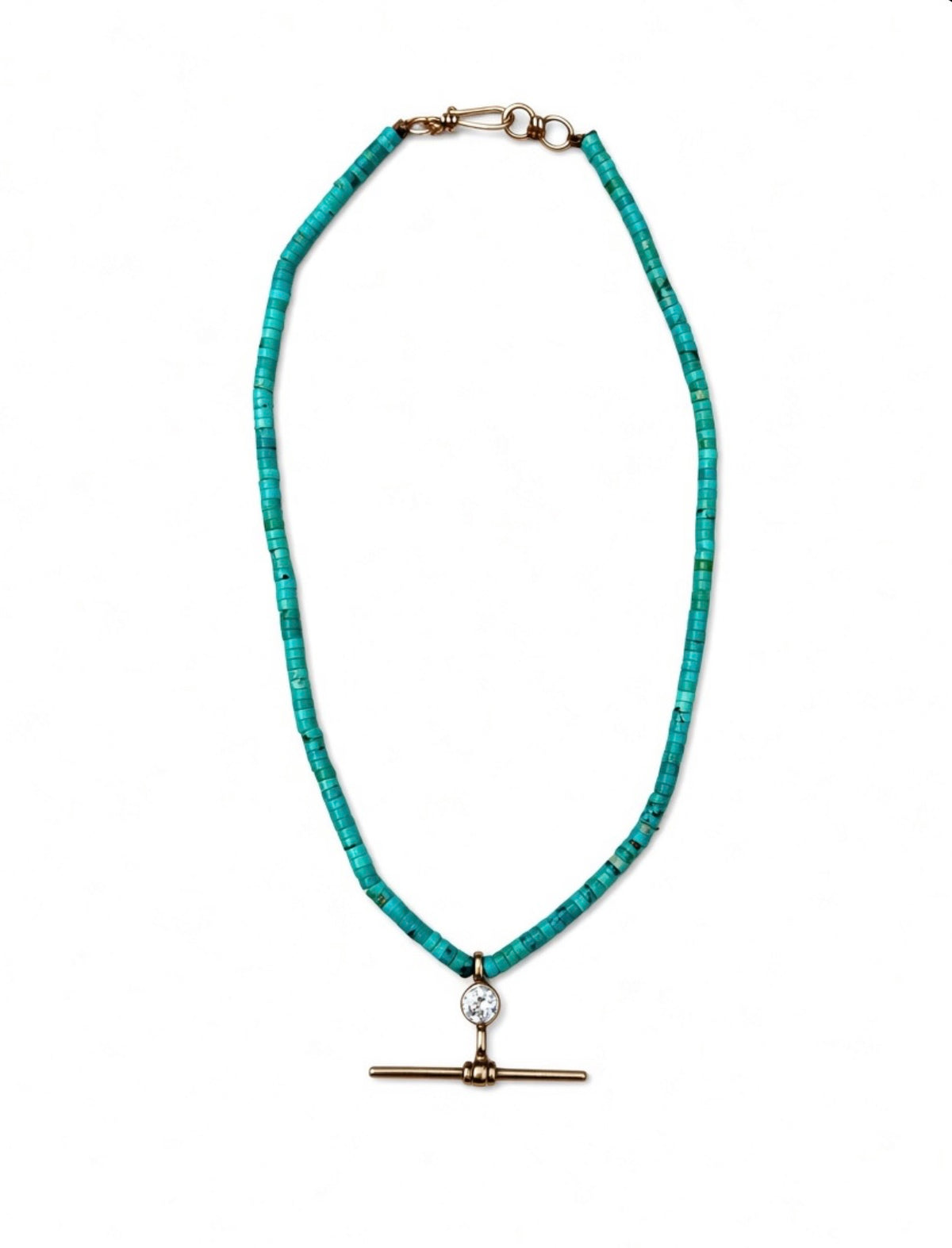 Turquoise T-Bar Necklace