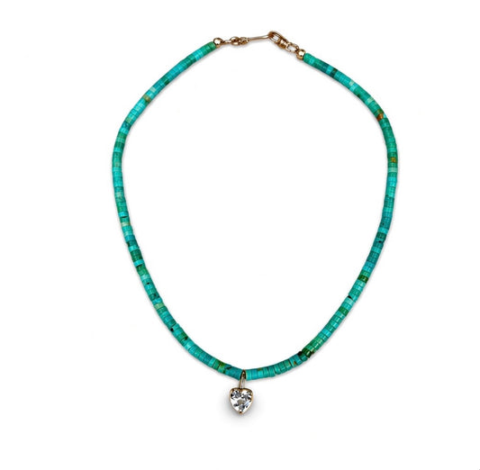 Desert Heart Turquoise Necklace