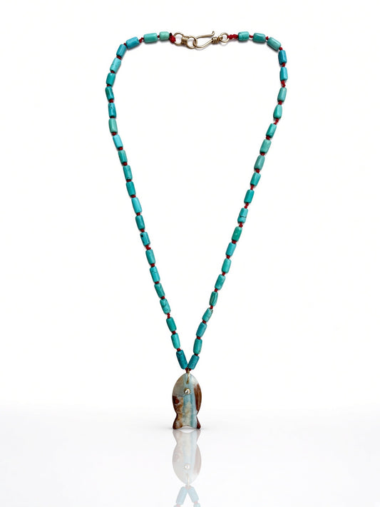 River Spirit Fish Necklace