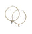 Crystal Quartz Hoop Earrings