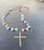 Simple Ethiopian Cross Pearl Necklace