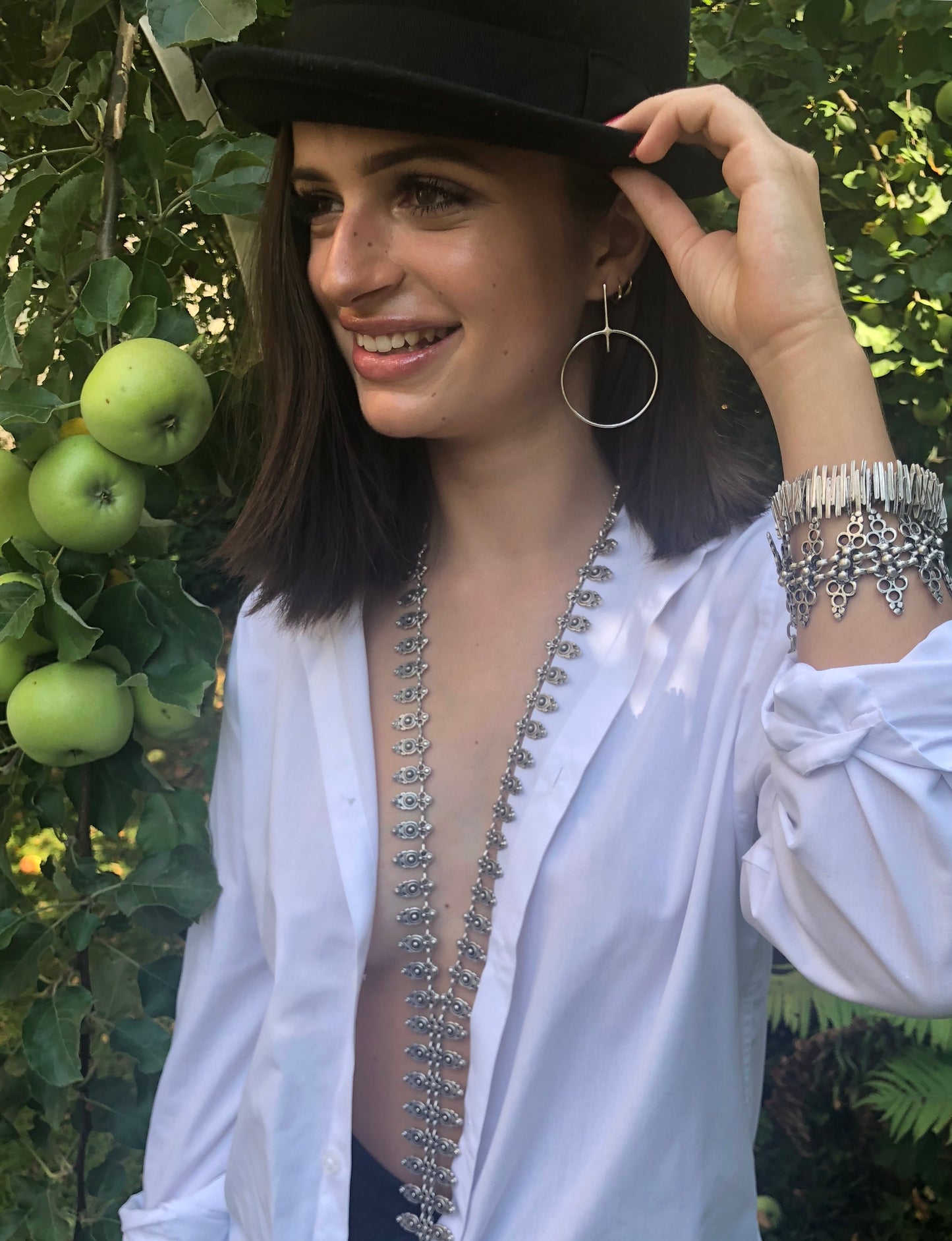 Silver Zipper Necklace